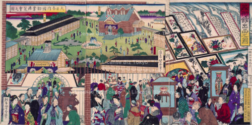 大日本内国勧業博覧会之図　美術館出品之図